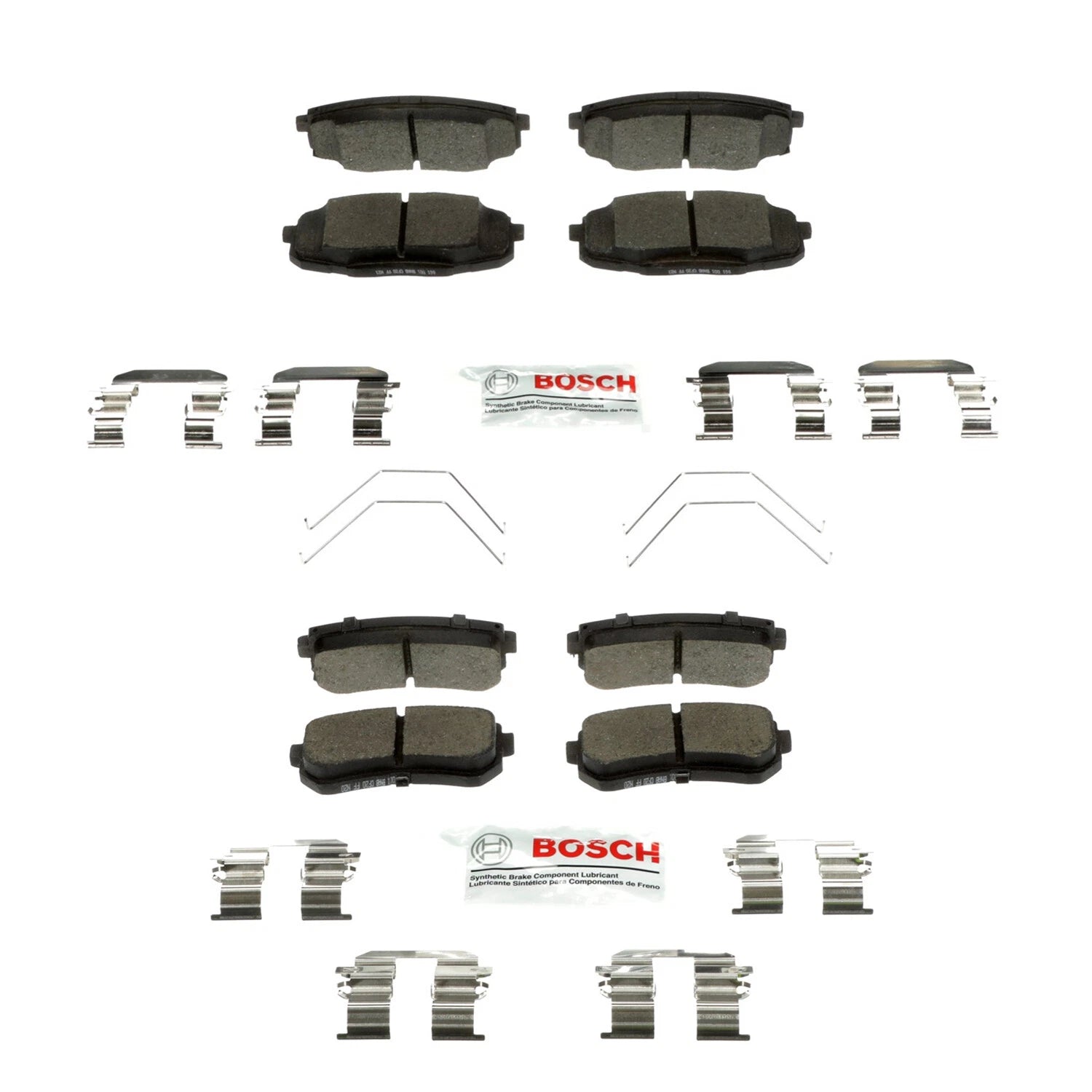 Set of 4 Bosch Blue Ceramic Disc Brake Pads for Kona Seltos (2020–2023)