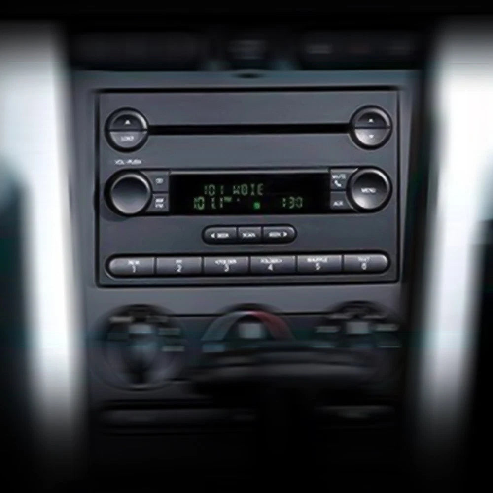 Vinyl Radio Button Sticker for Ford Mustang (2005–2009)