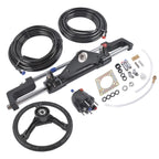 Hydraulic Outboard Steering Kit for Boat (24' Hoses, 300HP)