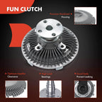Cooling Fan Clutch for Jeep Cherokee Wrangler Comanche (1997-2002)