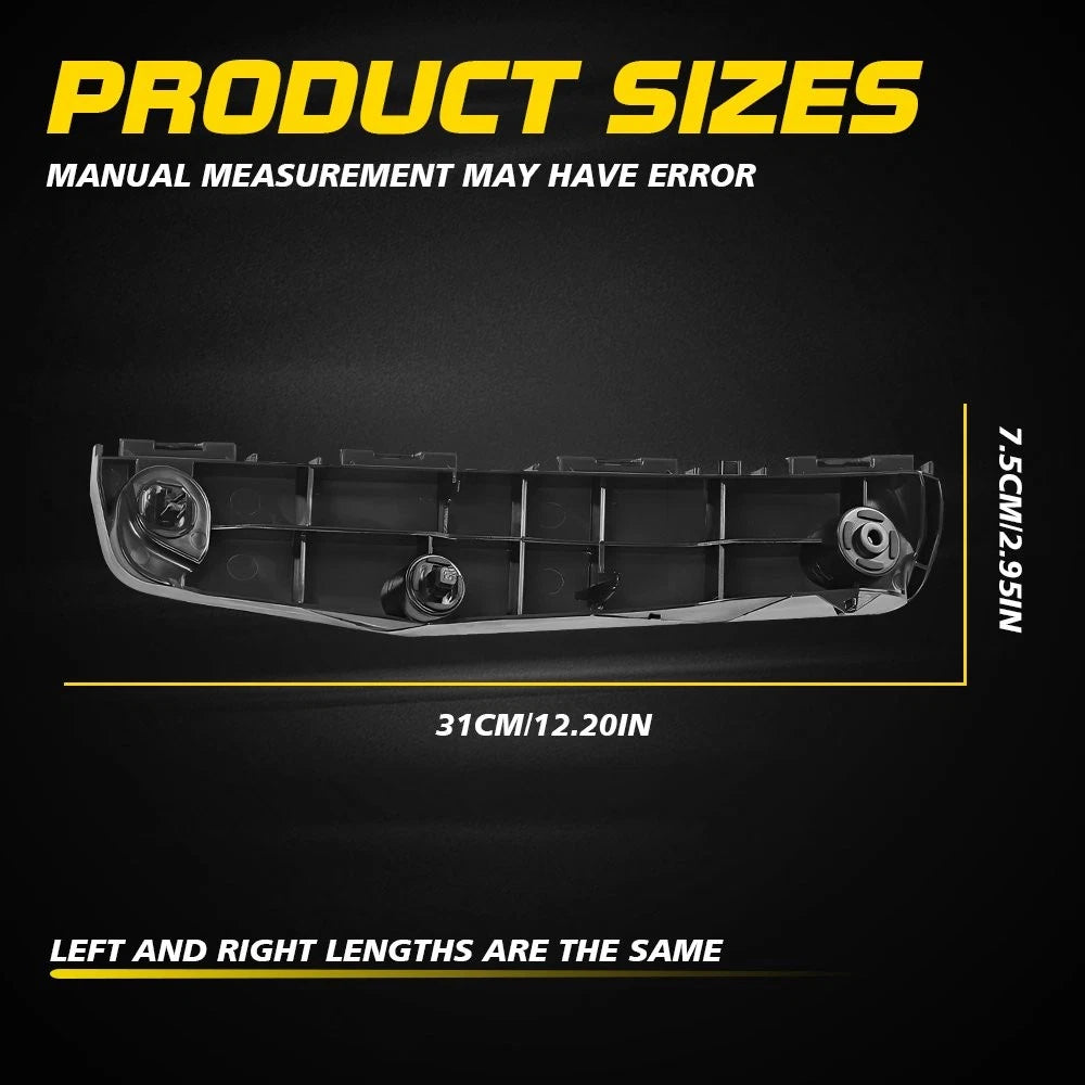 2X Front Bumper Outer Brace Bracket for Toyota Prius (2016–2022)