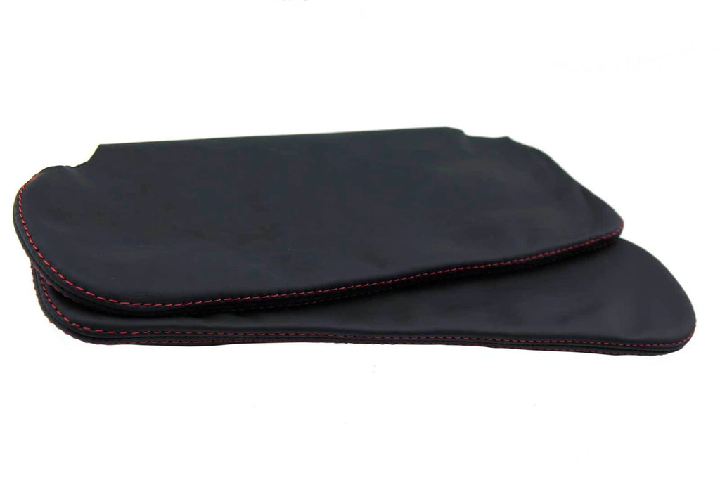 Sunvisor Covers for Camaro Firebird (1993–2002) Red Stitch Leather Synthetic