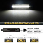LED Courtesy Door Lights for Chevy Suburban, GMC Sierra, Yukon (2003–up)