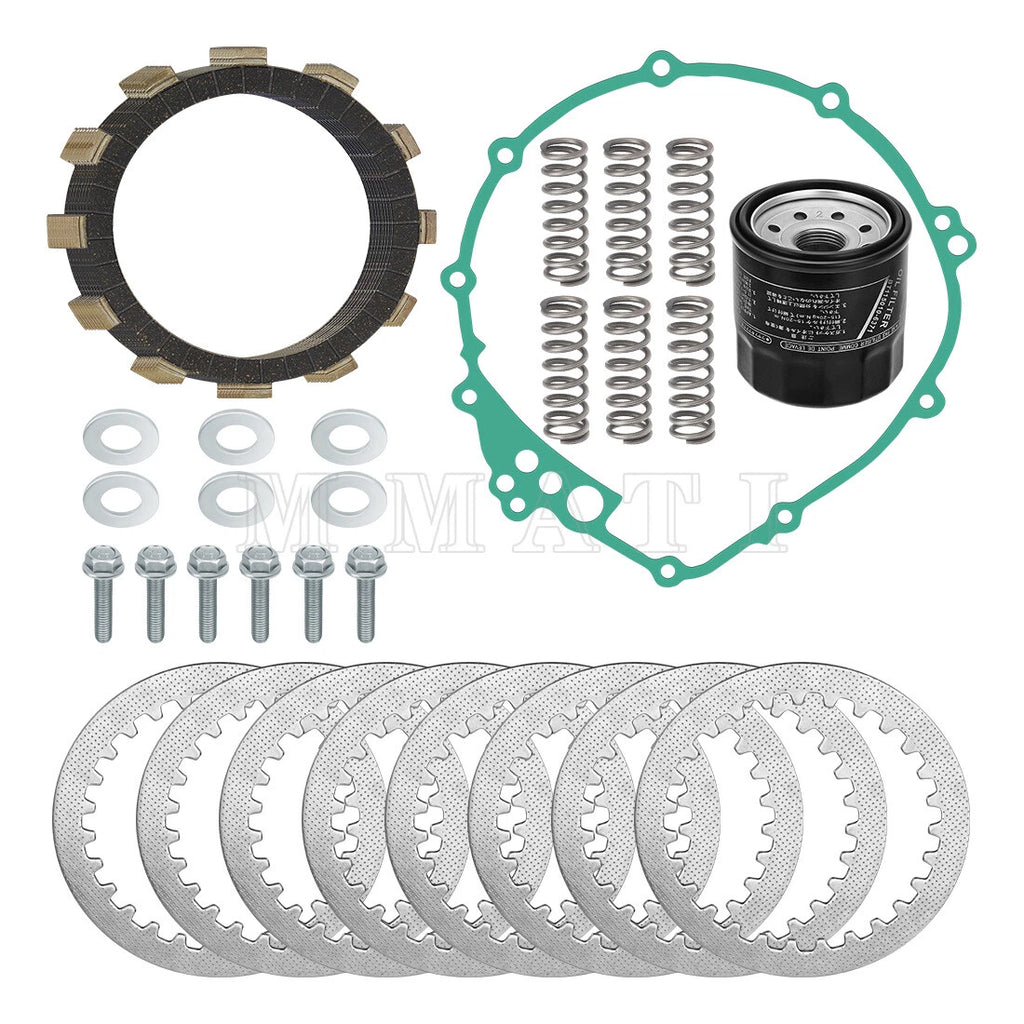 Clutch Friction Plates Gasket Kit for Yamaha R6 R6S YZF-R6 YZF-R6S FZ6 (2003–2009)