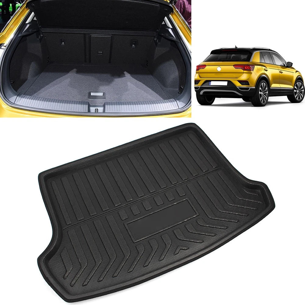 Rear Trunk Tray Cargo Liner for VW T-Roc (2017–2023) PE+EVA Black