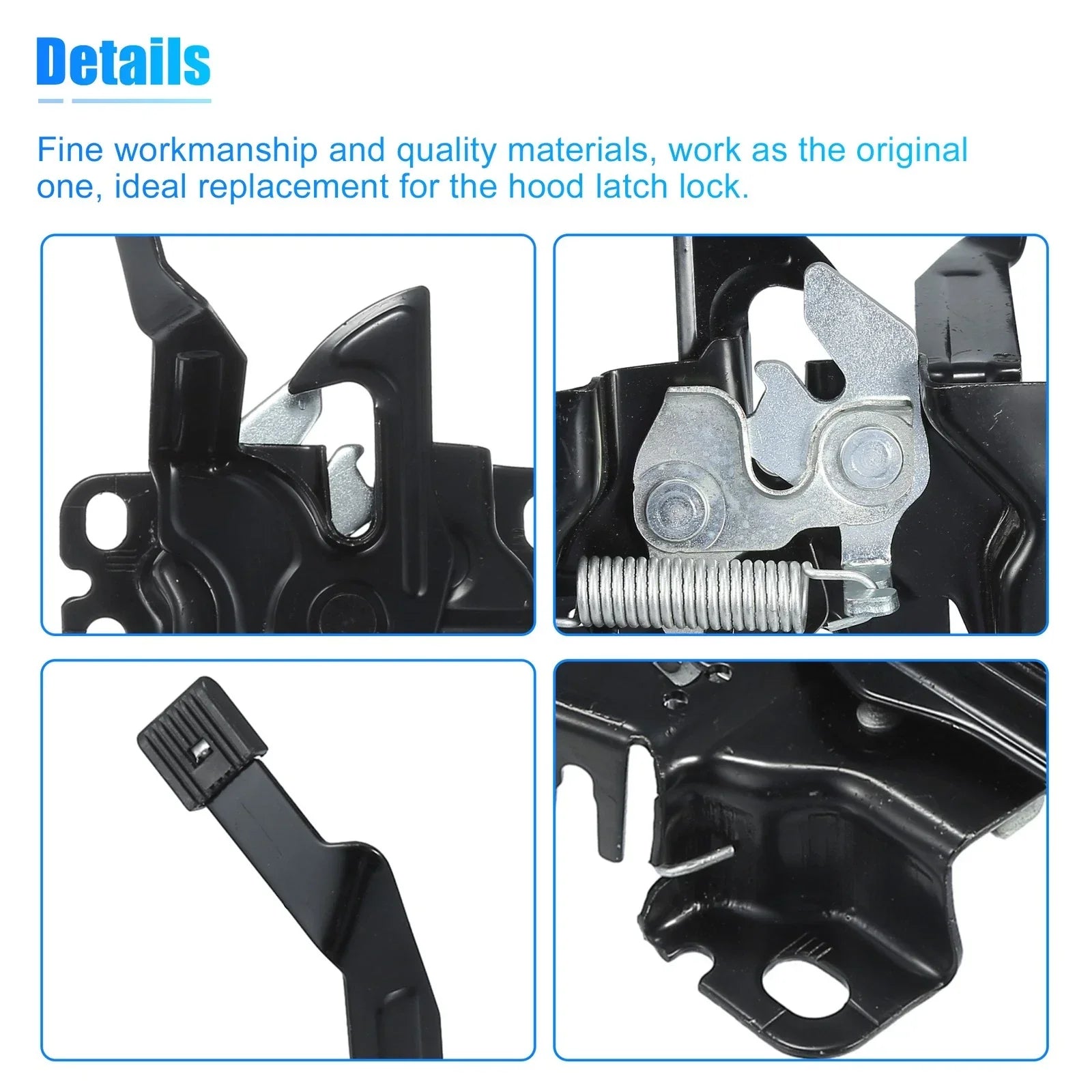 Hood Lock Latch Assembly for Honda Passport, Pilot (2019-2021)