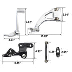 Mid Controls Shift & Brake Side Set for Harley Sport Glide Fat Bob (2018–2023)