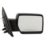 Manual Mirror for Ford F-150 (2009–2010) Front Right Folding Black