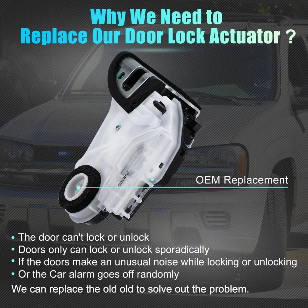 Rear Right Door Lock Actuator Motor for Toyota Sienna (2015–2018) 690500E030