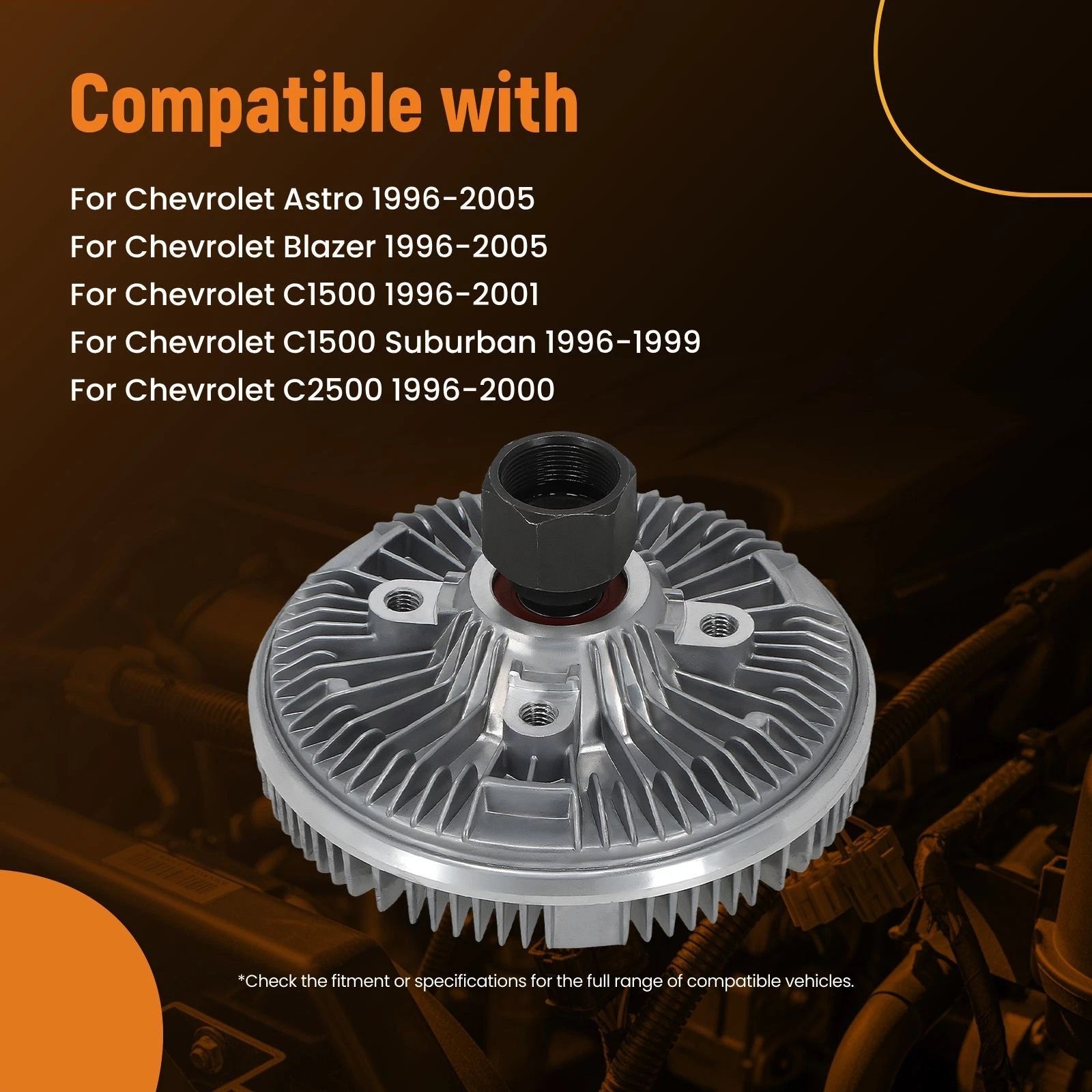 Cooling Fan Clutch for Chevrolet Silverado/Suburban/Express (1996-2013)