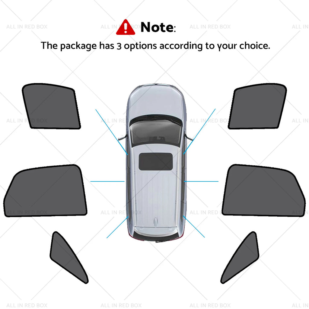 Magnetic Mesh Sun Blind Shades for Audi Q3 (2011–2018)