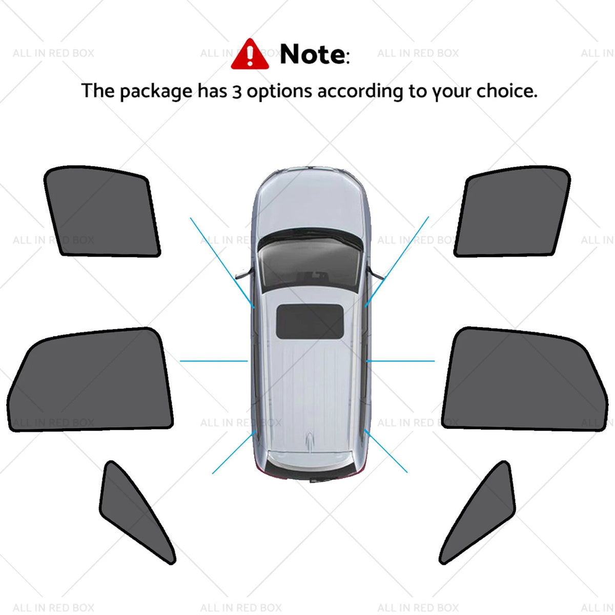 Magnetic Mesh Sun Blind Shades for Audi Q3 (2011–2018)