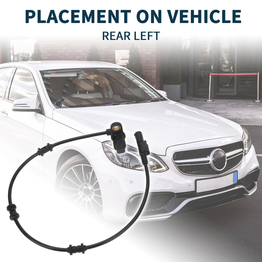 2pcs Rear Left ABS Wheel Speed Sensor for Mercedes-Benz ML350 (2006–2011) No.A1635422018