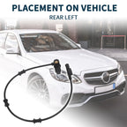 2pcs Rear Left ABS Wheel Speed Sensor for Mercedes-Benz ML350 (2006–2011) No.A1635422018