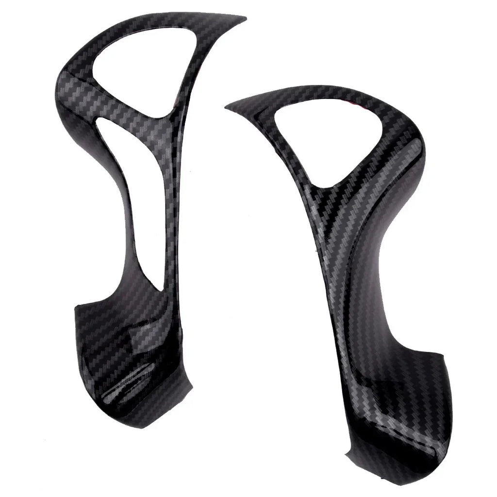 2 x Carbon Fiber Steering Wheel Knob Covers for Nissan Murano (2015-2020)