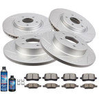 Brake Pads and Rotors Set for Chevrolet Cobalt (2005–2007) Drilled