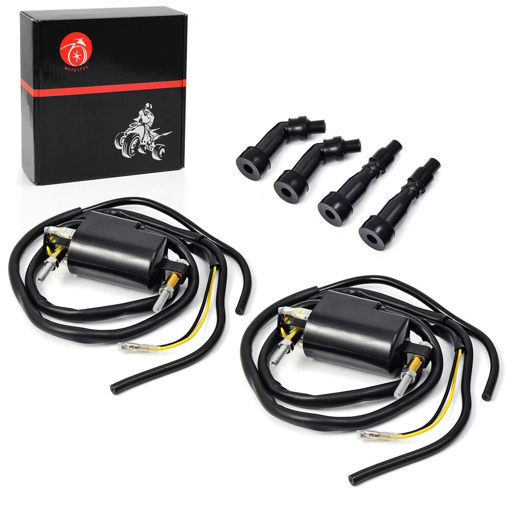 Ignition Coil with Cap Kit for Kawasaki KZ550 KZ750 KZ650 ZN700 ZX550 ZX750 GPz (1976-1989)