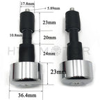 Handlebar Grips Bar End Weights Cover Plug for Motorcycle (7/8'' 22mm)