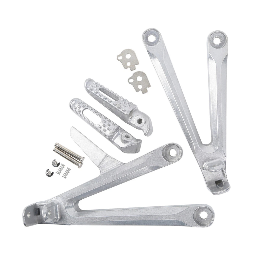 Rear Passenger Footrest Footpegs Brackets for Honda CBR600RR (2005–2006)