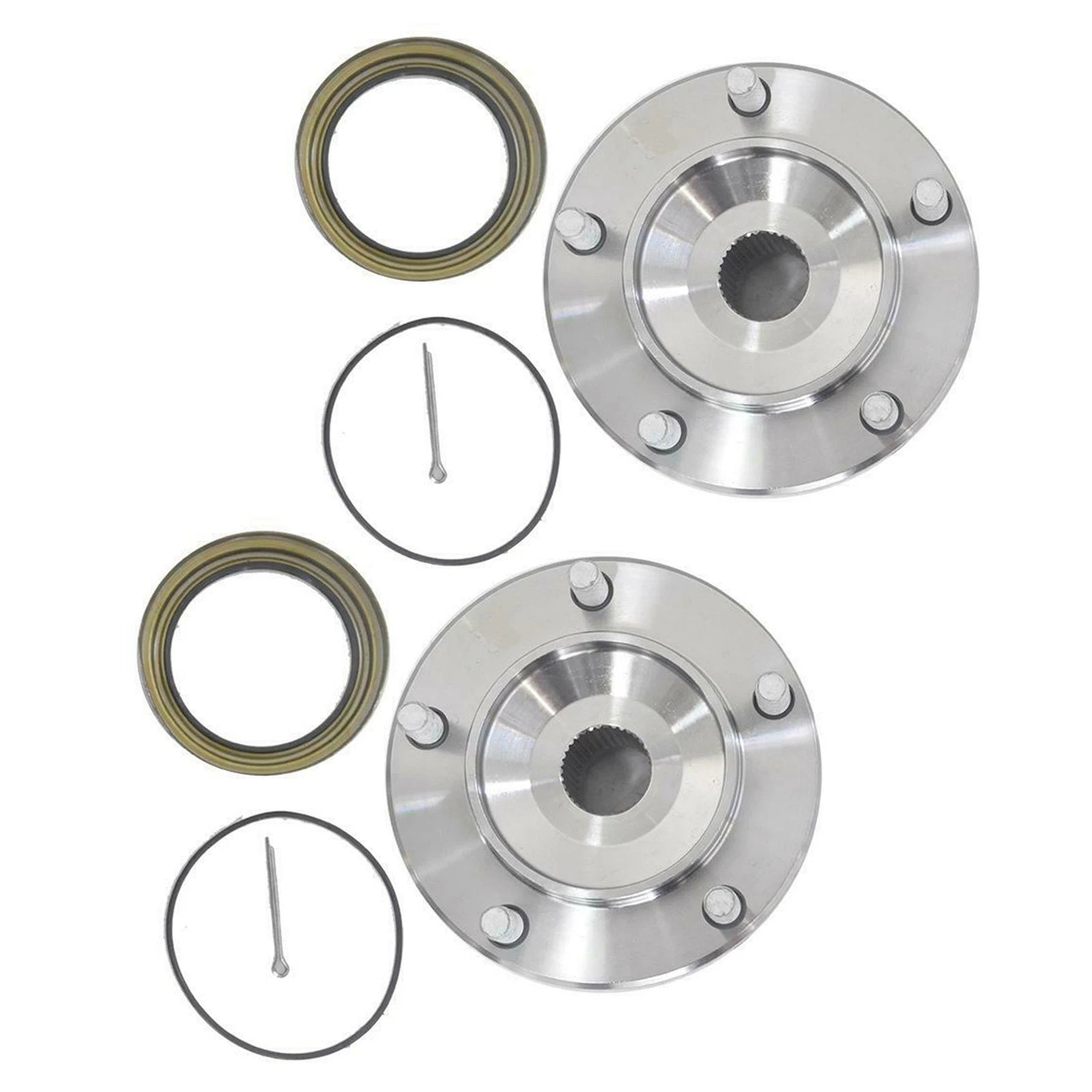 2X Front Wheel Hub Bearing Assembly 950002 for Toyota Sequoia Tundra (2008–2018) 4WD