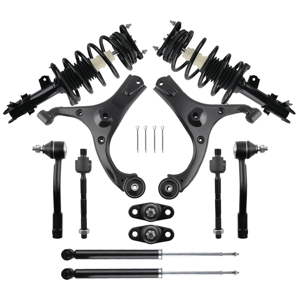Suspension Strut Shock Absorber + Control Arms for Hyundai Accent (2006–2011)