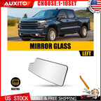 Left Side Lower Heated Mirror Glass for GMC Sierra 2500HD 3500HD (2020–2021)
