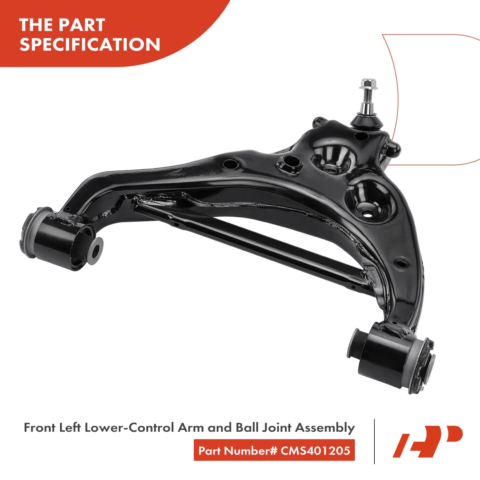 Front Left Lower Control Arm with Ball Joint for Ford F-150 (2004-2020)