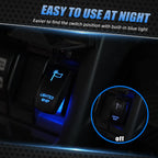 5 Pins Lighted Rocker Switch 20A/12V for Can-Am UTV ATV Truck Boat