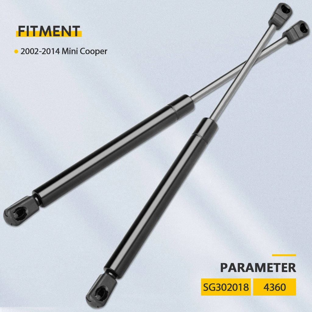 Set of 2 Lift Supports for Mini Cooper (2002–2014)