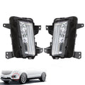 Pair Front Fog Lamp Assembly LED DRL for Cadillac XT5 (2017–2020)