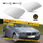 Set of 2 Heated Door Mirror Glass for BMW 528i 535d 550i 640i (2010–2016)