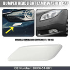Left Headlight Washer Nozzle Cover for Mazda 3 Axela (2014–2016) BKC6-51-8H1 White