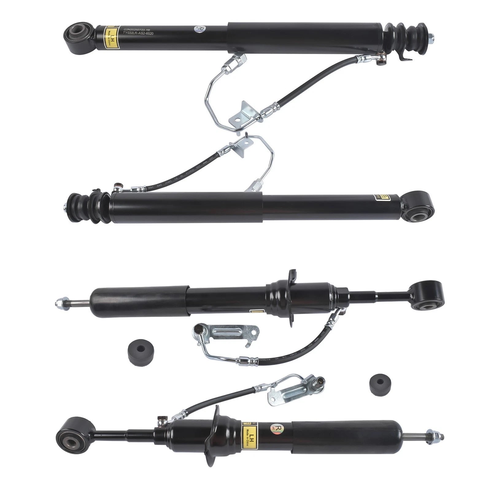 Set of 4 Shock Absorbers for Toyota 4Runner (2003-2009)