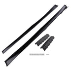 2PC Black PP Side Skirt Rocker for Chevrolet Camaro RS SS (2016–2022) ZL1 Style