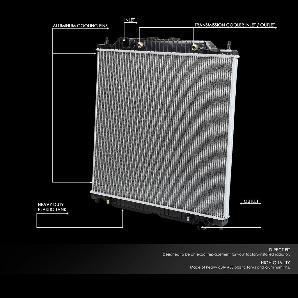 Aluminum Radiator for Ford Excursion/Super Duty 6.0L Diesel (2003–2005) DPI 2741