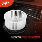 2X Front HVAC Blower Motor & Resistor for Honda Accord (1998–2002)