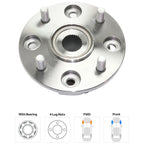 Set of 4 Wheel Hubs for Coupe Sedan (Front & Rear)