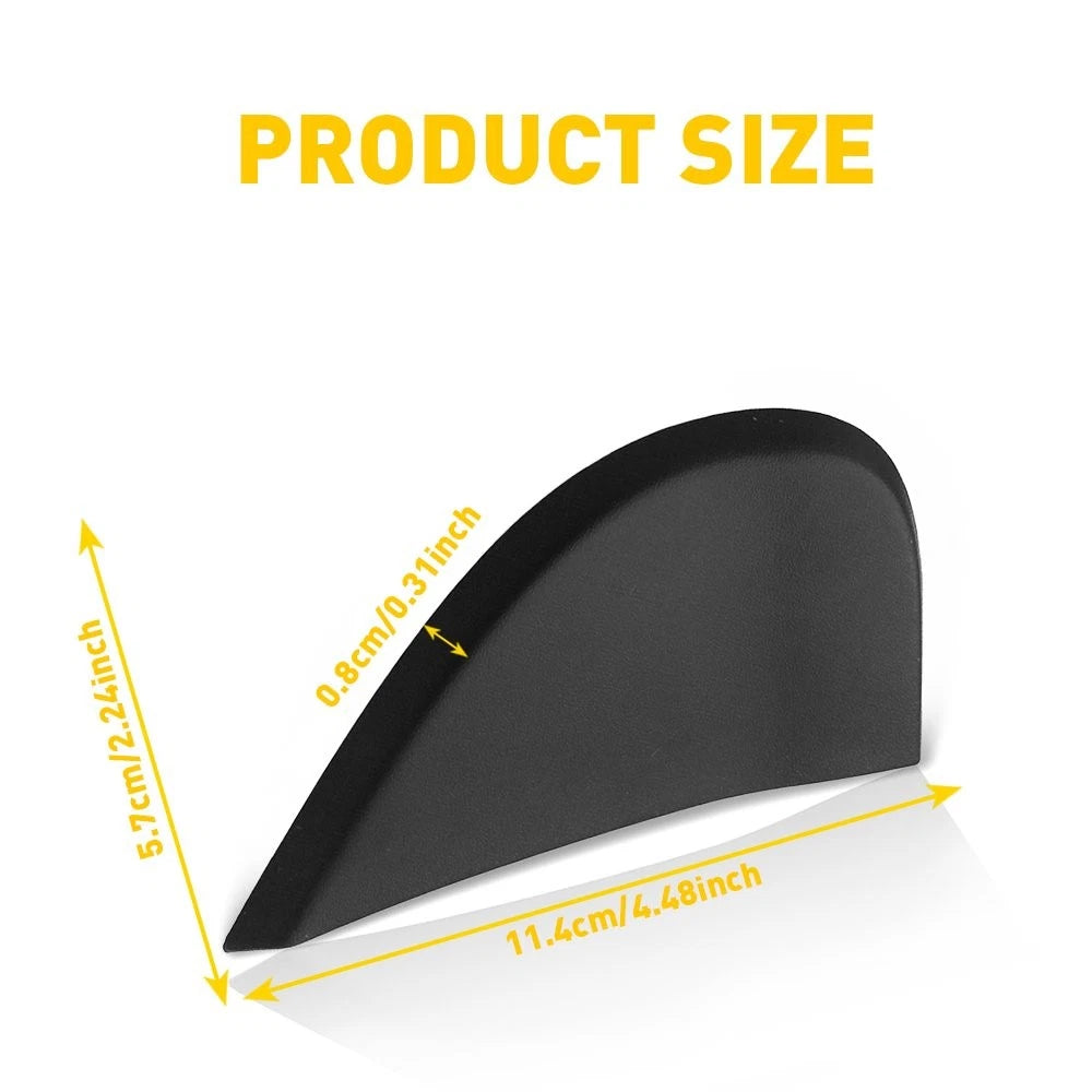 Set of 2 Side Mirror Flags Molding for Dodge Journey (2009–2020) Black