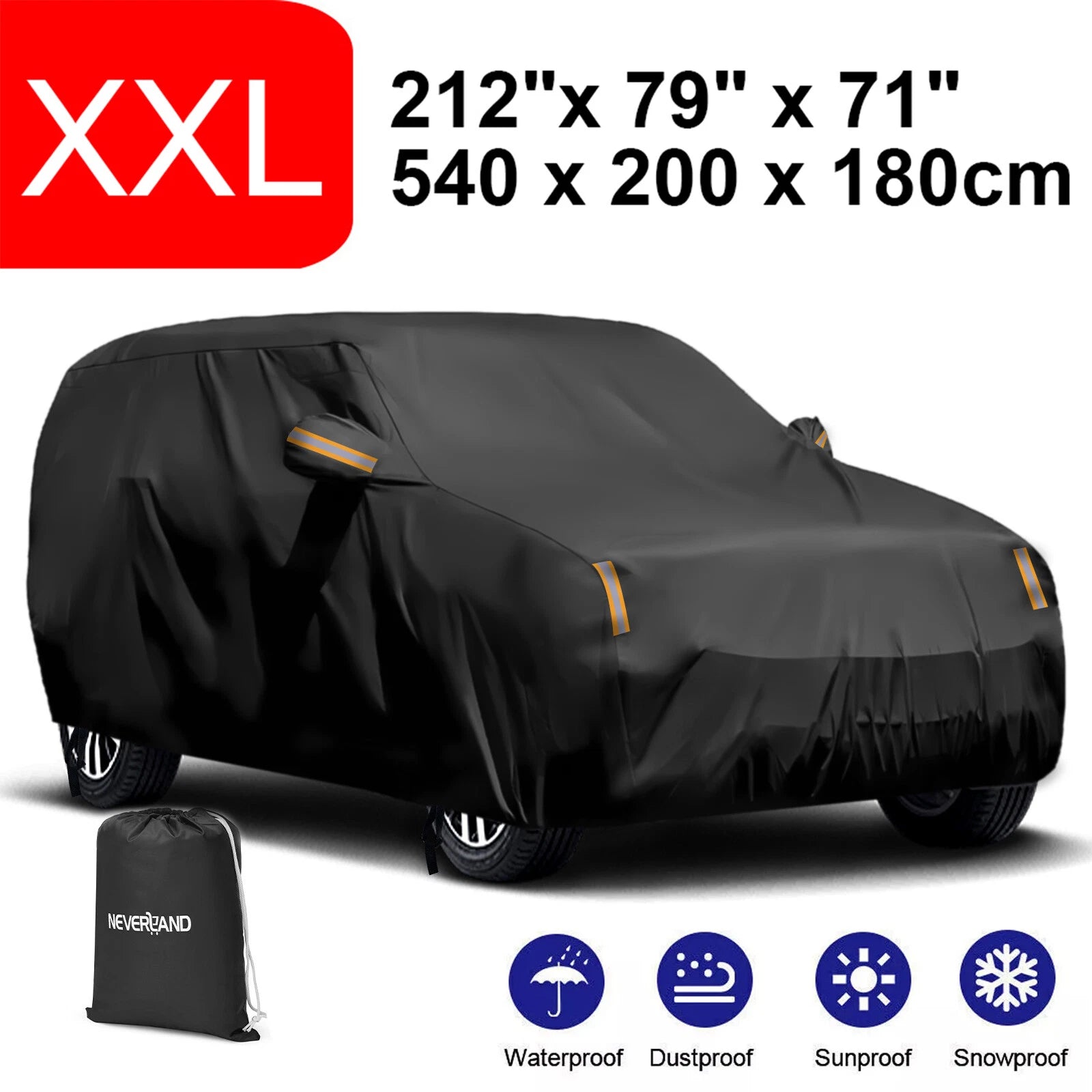Car Cover for Chevrolet Trailblazer EXT (2002–2009) Waterproof UV Resistant