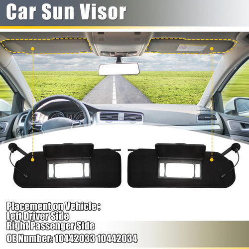 1 Pair Auto Sun Visor with LED Lights for Chevrolet Corvette C5 (1997–2004) 10442033