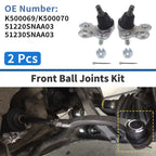 2X Front Lower Ball Joints for Honda Civic (2006–2011) No.K500069/K500070