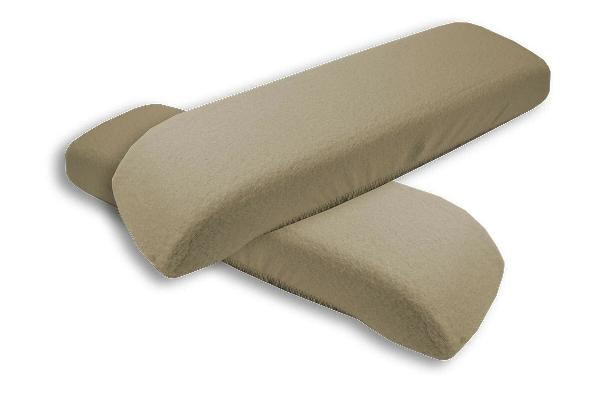 Fleece Console Lid Armrest Cover for Infiniti FX35 (2003–2005) Beige