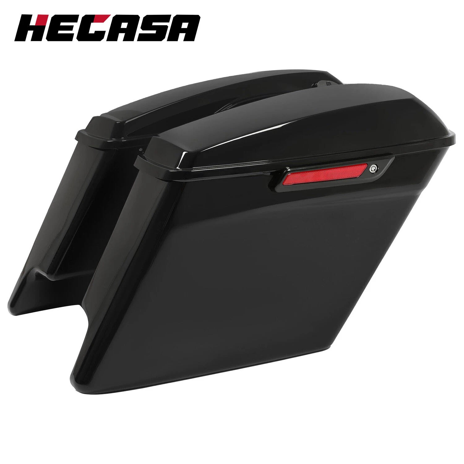 5" Stretched Extended Hard Saddlebags for Harley Touring Street Glide (2014–2024)