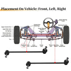 2pcs Front Sway Bar Link for BMW 325xi (2006–2007) No. 31356751079/31356751080