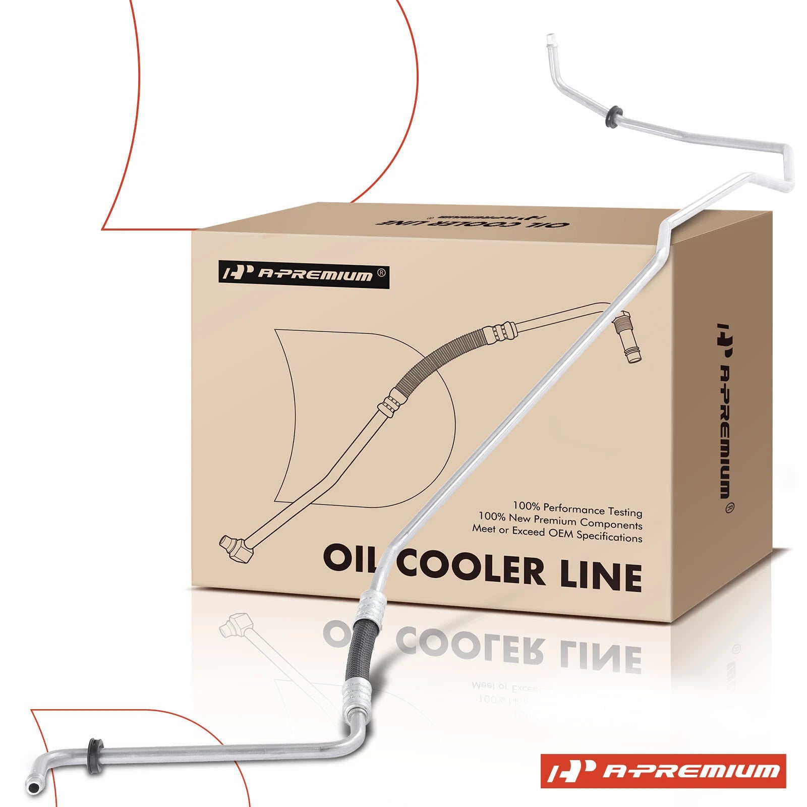 Upper Oil Cooler Hose for Chevy Astro GMC Safari (1996–2005)