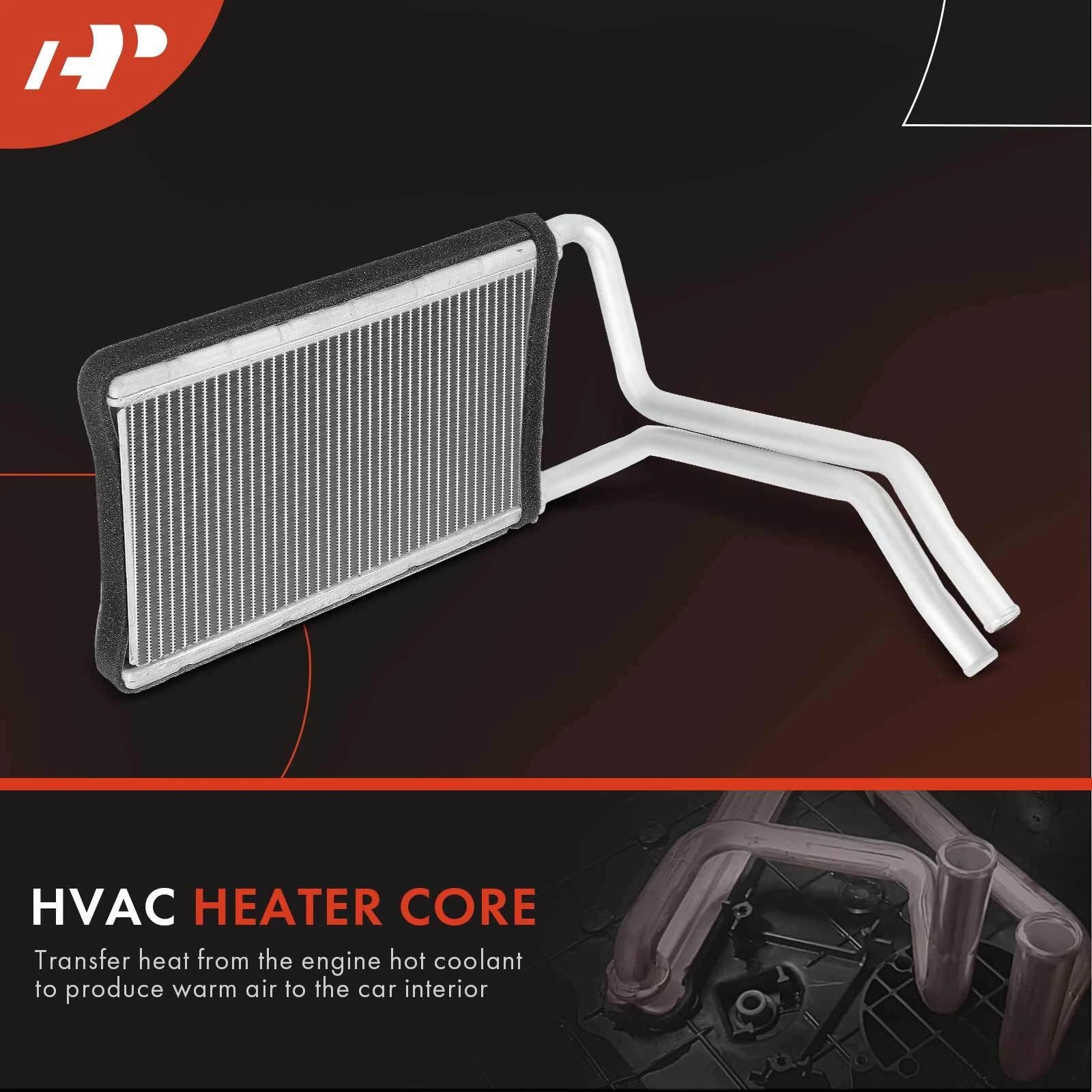 Front HVAC Heater Core with Tube for Kia Borrego (2009–2011)