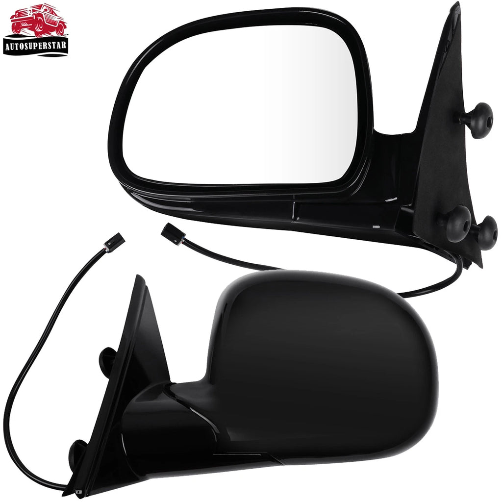 Set of 2 Power Side View Mirrors for Blazer Jimmy S10 Sonoma (1994–1997)