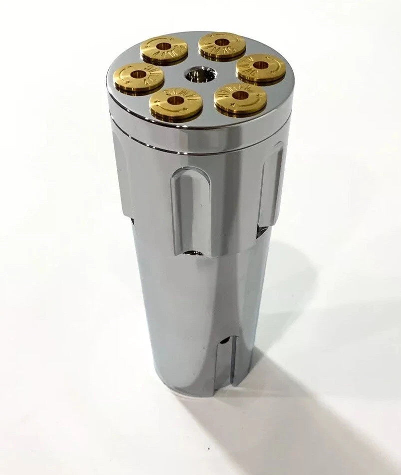 Shift Knob Cylinder for Eaton Fuller 13 15 18 Speed Heavy Duty Chrome Gun