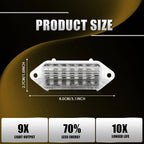 2X 18-SMD White LED License Plate Lamp for Mitsubishi Lancer (2003–2017)