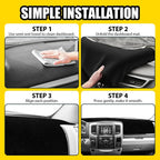 Dashboard Cover Pad for Ram 1500 2500 (2010–2018) Anti-Glare DashMat EXV